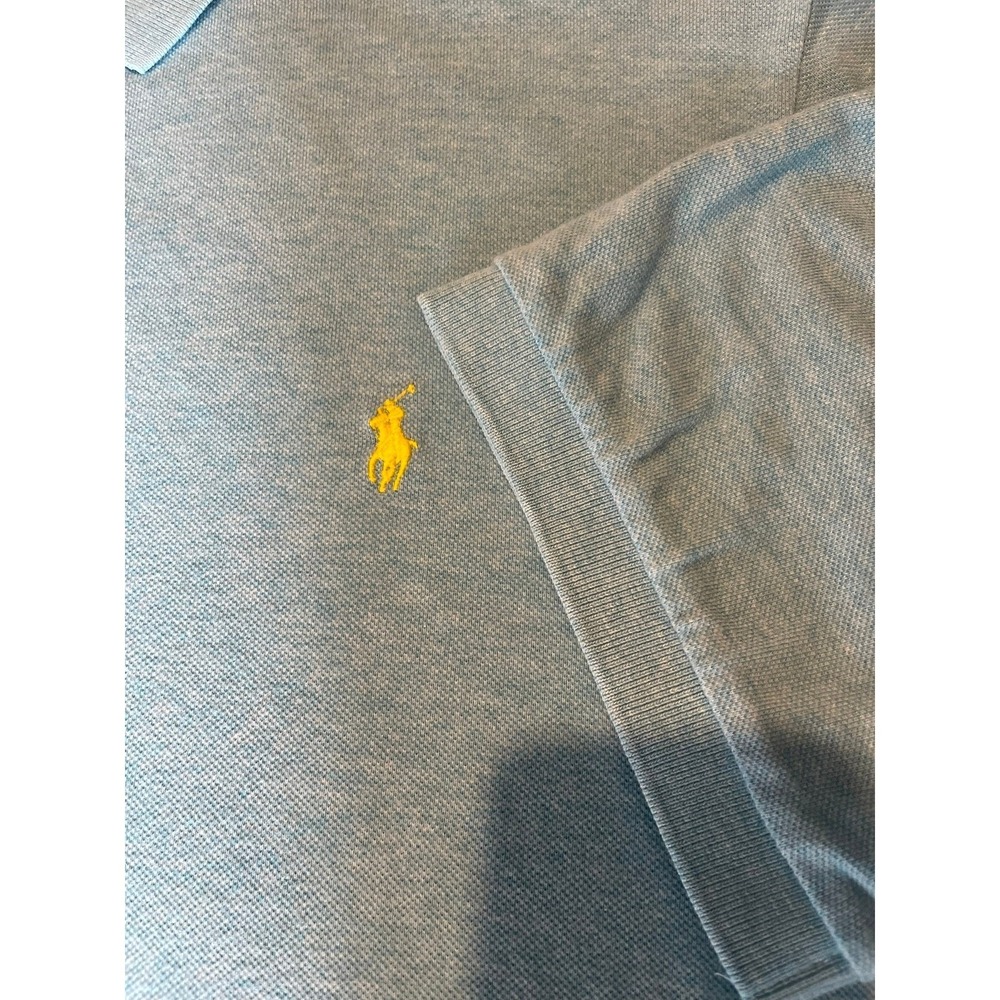 Polo by Ralph Lauren Mens 2XB Blue Polo Shirt Classic Fit Casual - Picture 4 of 7